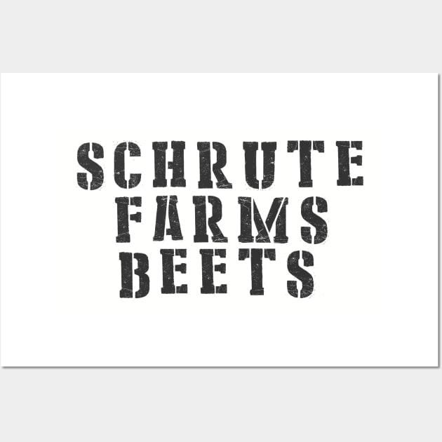 Schrute Farms Beets Wall Art by Bigfinz